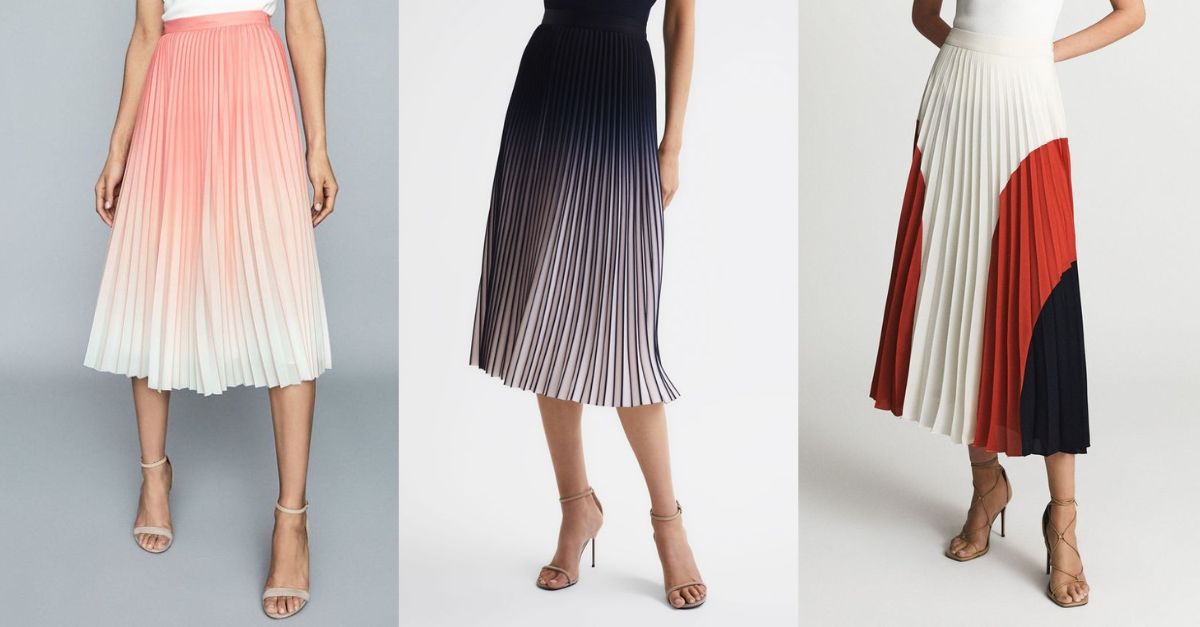 Chân váy xếp ly dài mặc với áo gì 30 Cách phối đồ bắt Trend nhất