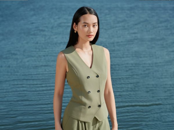 Phối đồ với áo gile nữ