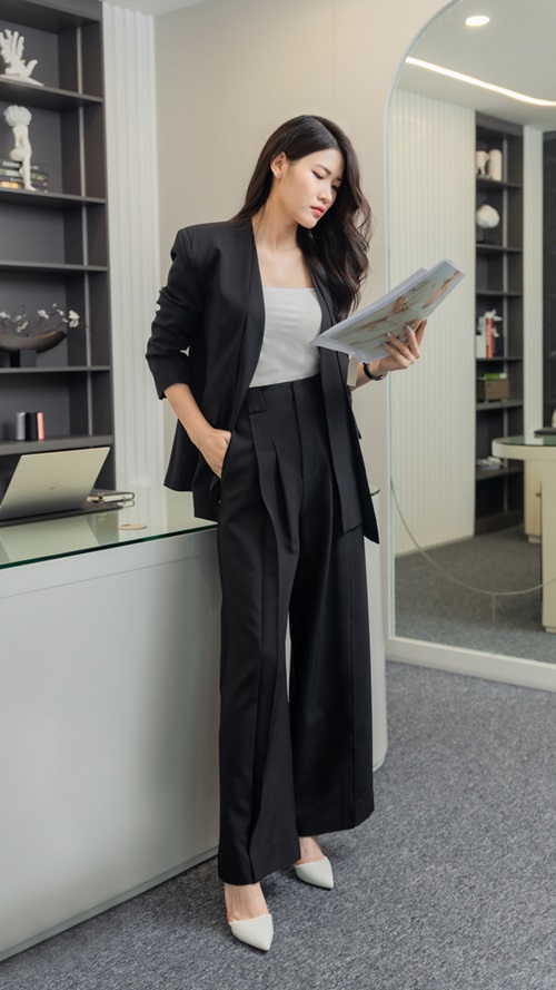 Quần tây cạp cao