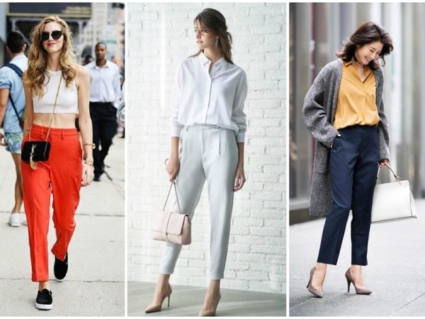 Quần baggy vải nữ phối với áo gì?